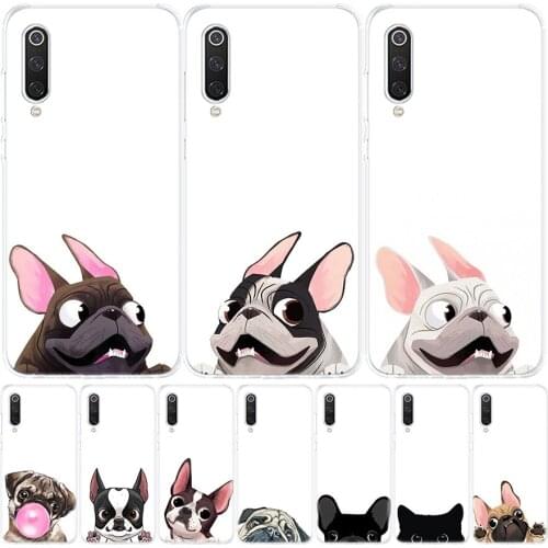 Pug Dog French Bulldog Phone Case for Xiaomi Redmi Note 10 Pro 10S 9S 9 8T 9 9A 9C Casing 8 7 7A 8A 6A 6 5 S2 K20 K30 4X Cover