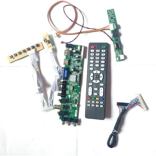 For LM238WF1-SLH1/SLK1/SLK2 HDMI-Compatible VGA USB AV TV 3663 1920*1080 universal LVDS 30Pin DVB digital LCD Controller board