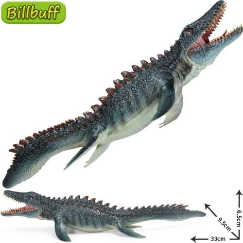 Hot Simulation ABS Lifelike Animals Dinosaur Figures Mosasaurus Action Model Collection Dolls Educational toys for children Gift