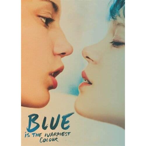 Lot style Choose Blue is the Warmest Color Art print Silk poster Home Wall Decor
