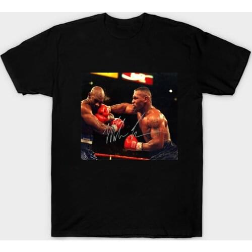 Boxing Champion Iron Mike Tyson Boxing Hall of Fame Adult T-Shirt Summer Cotton O-Neck Short Sleeve Mens T Shirt New Size S-3XL