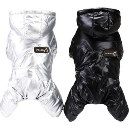 Pet Puppy Clothes for Small and Medium Dogs Autumn and Winter Warm Hooded Cotton Clothes Teddy Chihuahua Pet Clothing Wholesale