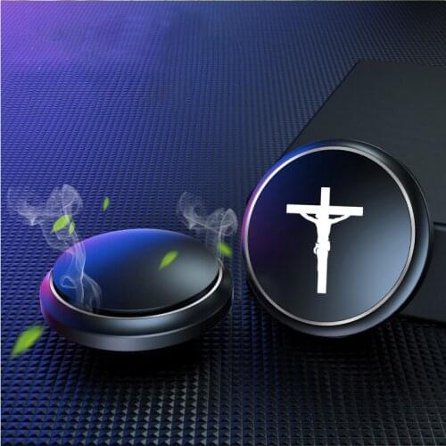 For Volkswagen Golf 4 5 6 Hyundai Solaris I30 Peugeot 207 307 Car Air Freshener Aromatherapy Perfume Jesus Christian Religious