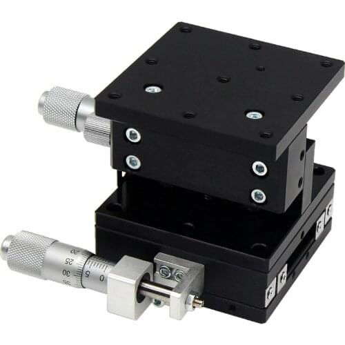 XZ Axis 90*90mm Sliding Stage Displacement Lift Platform Guide Rail 90x90mm XZ90-L LE90-L Linear Stage Sliding Table