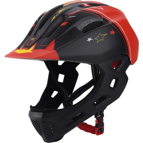 Useful Children Cycling Helmet In-Mold Riding Protective Hat with USB Charging Lamp Bicycle Cycling Hat for Outdoor Sports