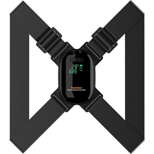 Adjustable Anglel Smart Posture Corrector Back Brace with Intelligent Sensor Vibration Reminder Clavicle Support Adults Children