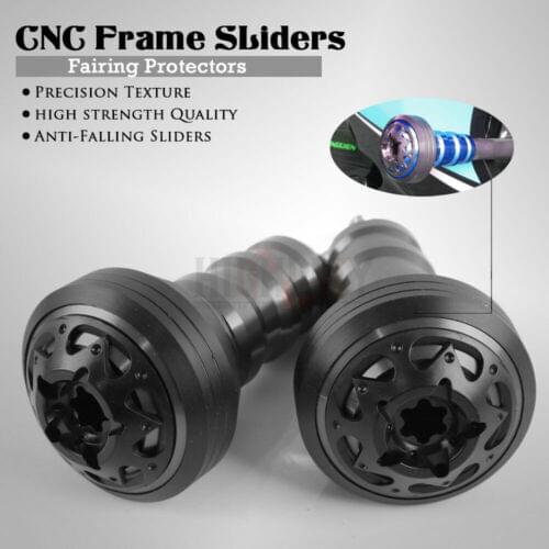 Motorcycle Carved Falling Protection Frame Slider Fairing Guard Crash Pad Protector For KAWASAKI Z1000 2013-2018