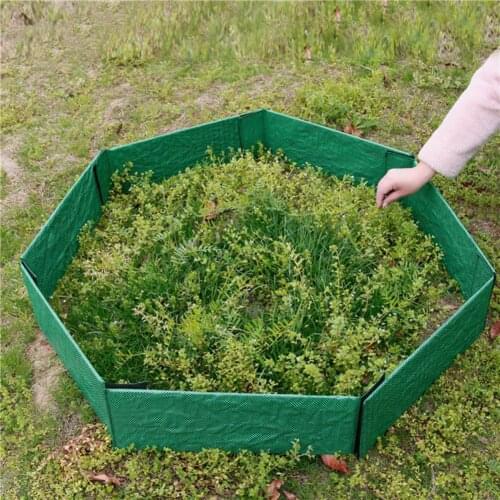 Diy Garden Bed Fence Portable Easy Installation Breathable Green Raised Plant Bed Board Plate for Outdoor Garden Grass Supply