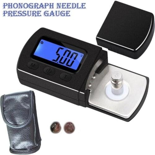 LED Turntable Digital Cartridge Scale Gauge 5g Tracking Force Stylus Tonearm Professional For Tonearm Phono Cartridge Accessory