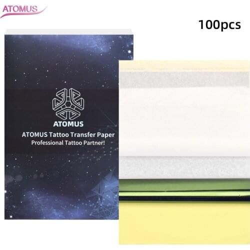 100pcs Thermal Stencil Transfer Paper Tattoo Transfer Paper A4 Size For Tattoo Transfer Machine Supply Free Shipping