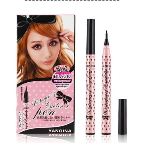 Waterproof Liquid Eyeliner Pen Smudgeproof Soft Eye Liner Definer Black 3ml
