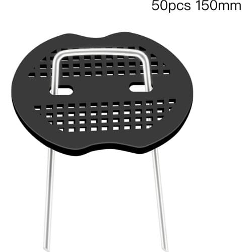 Garden Pile Nails 100 Packs Fabric Cover U-shaped Durable Greenhouse Easy To Use Weed-proof Weeding Cloth Greening Weed Carpet