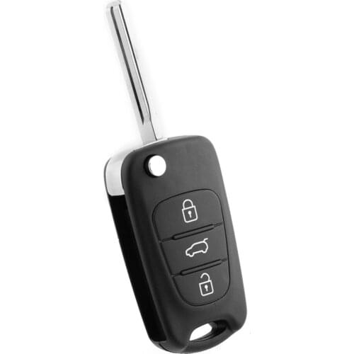 Car Key Shell Replacement 3 Buttons Flip Remote Key Case Blank Cover For Kia SORENTO SPORTAGE CERATO RIO Uncut Blade