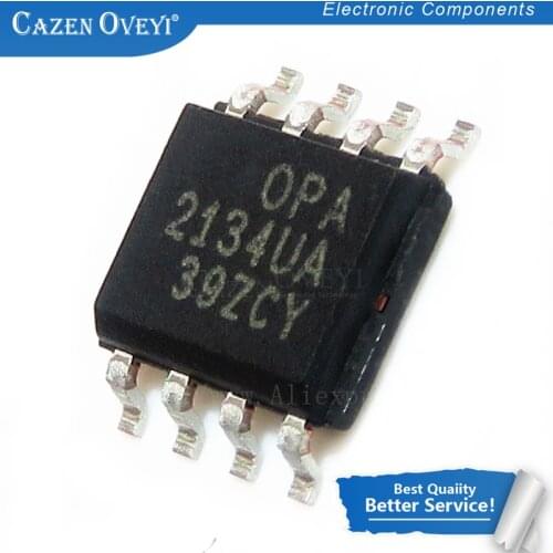 10pcs/lot OPA2134UA SOP-8 OPA2134 In Stock