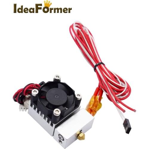 2 In 1 Out Bowden Double Color Extruder Cyclops 12V/24V 0.4mm With fan Print head full kit For 3D Printer Parts 1.75mm filament