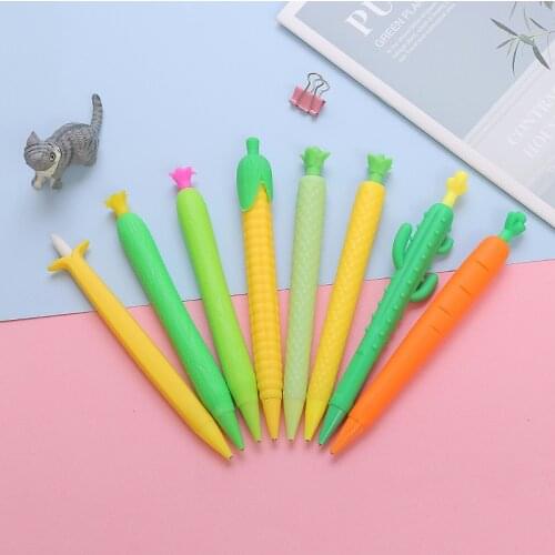 5pcs Creative Cartoon Shape Cute Mechanical Pencil 0.5mm/0.7mm Graphite Pencil For Drawing Writing Tools School Office Supplies
