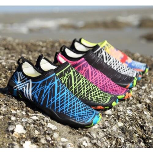 Unisex Men Women Aqua Shoes Sneakers Barefoot Quick Dry Beach Shoes Swimming Bicycle Footwear Outdoor Breathable Upstream Shoes