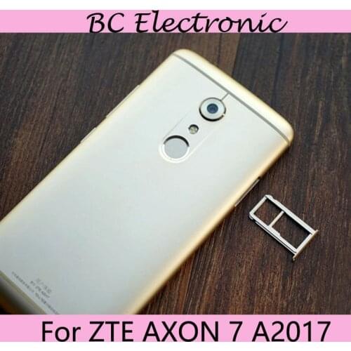 For ZTE Axon 7 A2017 5.5inch New Original Sim Card Holder Tray Card Slot For ZTE Axon7 Sim Card Holder