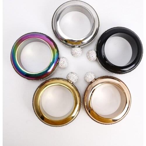 Stainless Steel Bracelet Flasks Portable Wine Whisky Hip Flask Flagon Drinking Bottle Kitchen Wine Container