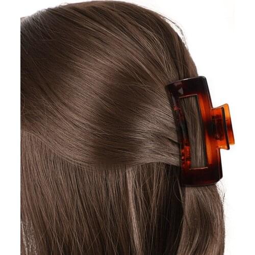 Hot Sale Multicolor Claw Clip Large Barrette Crab Hair Claws Bath Clip Ponytail Clip For Women Girls Hair Accessories Gift