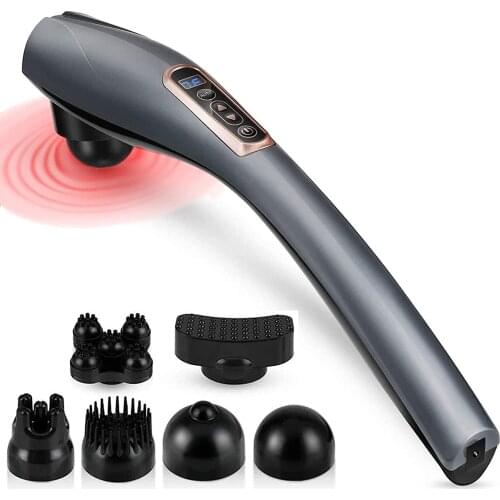 Massager for body Handheld Deep Tissue Massager With Heat for Muscles Massage pistol portable fitness equipment Back massager