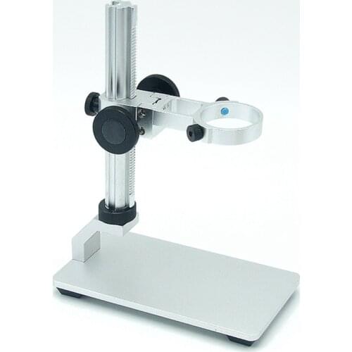 Universal Aluminum Table Stand Holder for Electronic Digital USB Microscope Inner Diameter 32-34mm Magnifier Al-alloy Stent Set