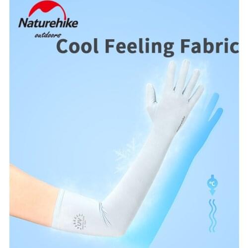 Naturehike UPF40+ Half & Full Fingers Sunscreen Sleeves Cool Anti-Ultraviolet Sleeve Outdoor Sports Non-Slip Long Gloves