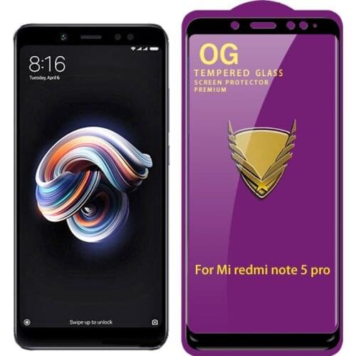 100pcs Golden Armor OG Big Curved Full Glue Tempered Glass Screen protector for Xiaomi redmi note 8T /7/7A/6A/note 8 pro
