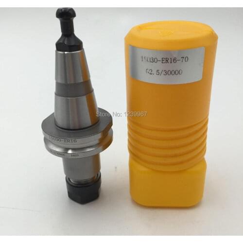 ISO30 ER16-70 Balance Collet Chuck G2.5 30000rpm CNC Tool Holder Stainless Steel With Pull Stud Woodworking Machine