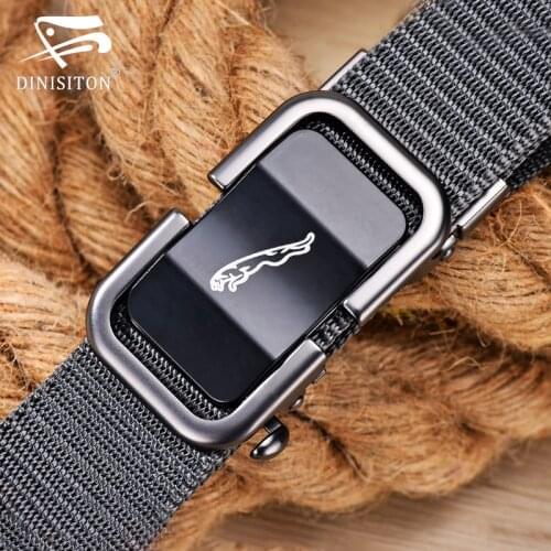 DINISITON Mens Designer Nylon Army Belt Male Tactical Military Canvas Belts Outdoor Strap Man Automatic Buckle Belt For Men