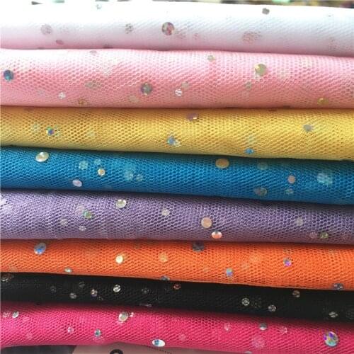 1pcs 92cm*1.5M Romantic Tulle Dot Background Organza Tulle Wedding Decoration for DIY Skirt Wedding Birthday Party Supplies