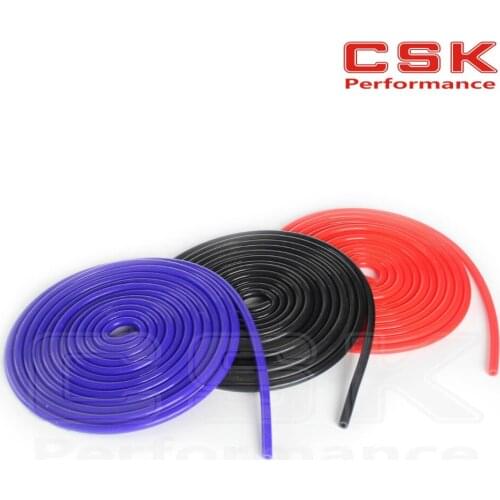 4mm Silicone Vacuum Tube Hose +Silicone Tubing 16.4ft +Length 5 Meters