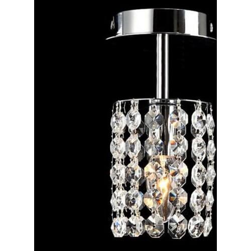 LED Corridor Light k9 Crystal ceiling Dome Light, Single Head Absorb Dome Light The Balcony Lamp Hallway Lights