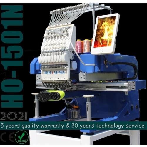 Tajima type good quality 1 Head 15 Color Embroidery Machine Cap Flat Tshirt Computerized Embroidery Machine With Cheap Price