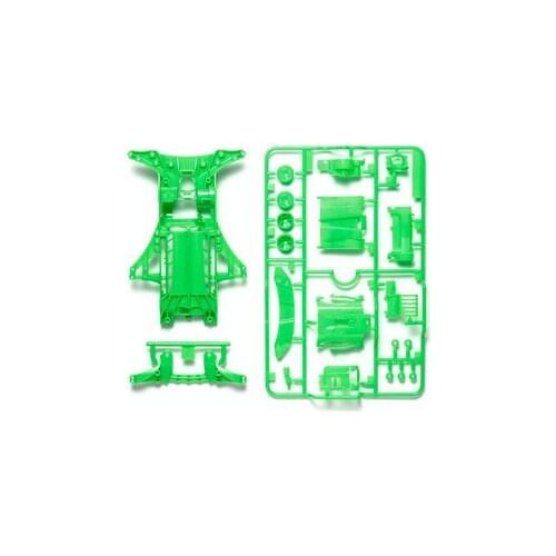Tamiya Mini 4WD Racer Parts And Accessories FM-A Fluorescent Color Green FM-A/FMA Chassis 95476 For 4-Wheel Racing