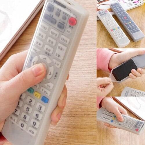 Universal TV Remote Control Silicone Protective Cover Waterproof Dust Case Air Conditioning Transparent Storage Bag Protector