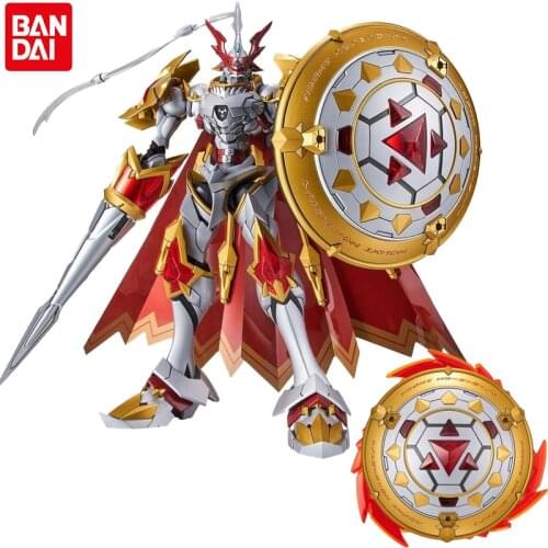 In Stock Bandai Digimon Adventure Dukemon Gallantmon Figure Rise Anime Assembly Action PVC Anime Figure Model Collection Kid Toy