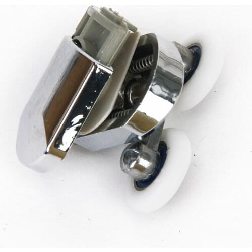 1 Pair Of Bathroom Shower Door Top & Bottom Rollers Runner Wheel Dia. 25mm
