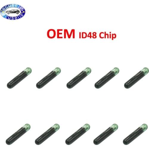 10 PCS, Original ID48 Glass Chip Auto Transponder Car Blank Key Chip OEM