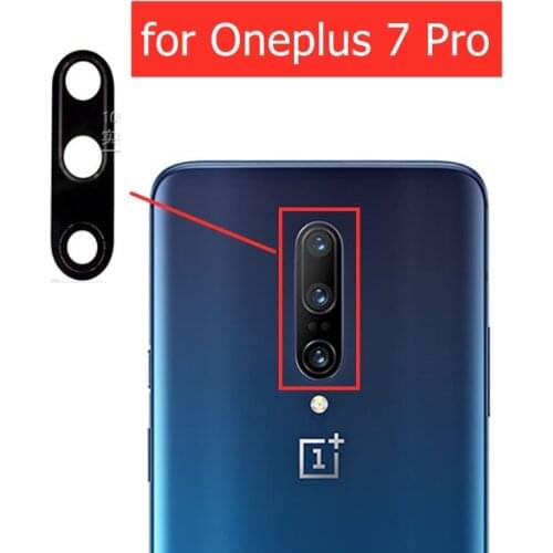 2pcs for Oneplus 7 Pro Back Camera Glass Lens Rear Camera Glass with 3M Glue Repair Spare Part