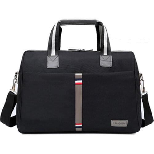2021 Waterproof Travel Bag Mens Foldable Portable Shoulder Bags Black Luggage Large Capacity Travel Tote Women Crossboay Bags