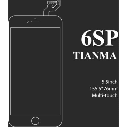 5PCS 5.5 inch For iphone 6s Plus LCD Display tianma quality With Good Touch Screen Digitizer Assembly Replacement for mobile