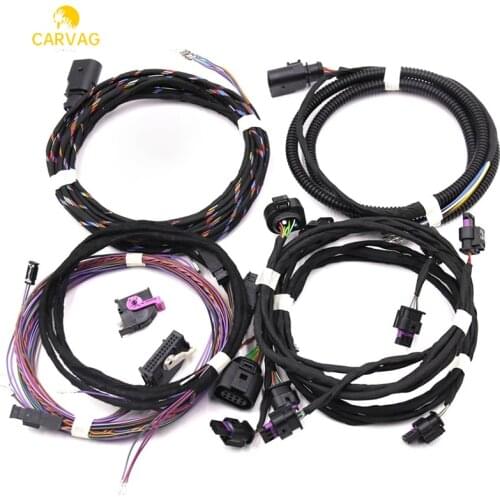 Auto Parking Front and Rear 8K 12K PLA PDC OPS Install Harness cable wire For VW Golf 7 MK7 VII