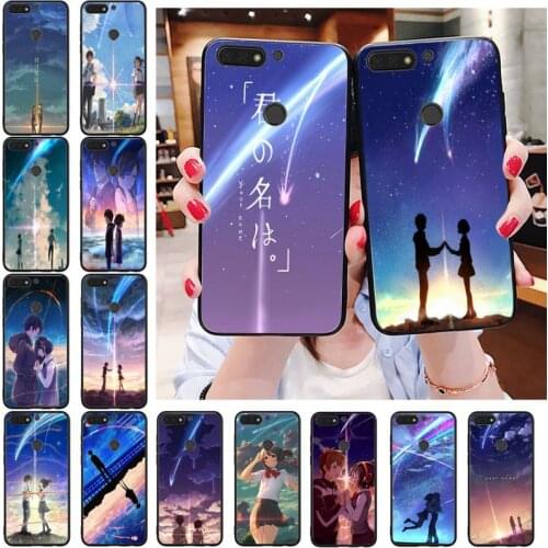 Kiminonawa Your Name Japanese anime Phone Case For Huawei Honor 5A 7A 7C 8A 8C 8X 9X 9XPro 9Lite 10 10i 10lite play 20 20lite