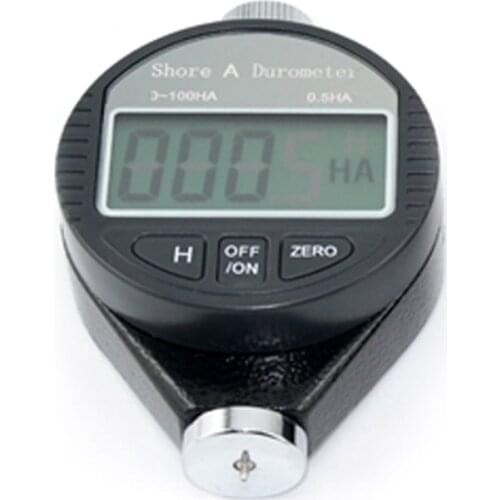 LCD Display Digital 3 Type Hardness Tester Meter Durometer Rubber Sponge Plastic Digital Hardmeter With Data Output Interface