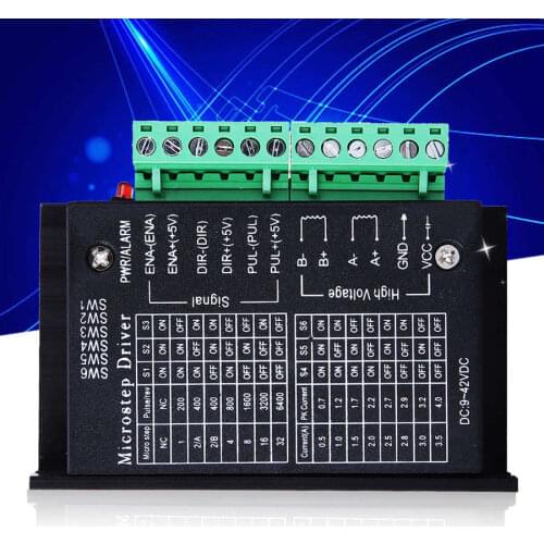 DC 42V 4A Driver Controller CNC 32 Subdivision 42/57 Stepper Motor TB6600 Control Module