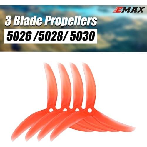Emax AVAN Scimitar 5026 5028 5030 3Blade Propellers 2CW 2CCW For RC Quadcopter RC Plane FPV Racing Drone