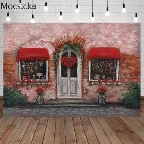 Valentines Day Backdrop Wedding Red Rose Flowers Baby Shower Photography Background Love Heart Valentine Romantic Background