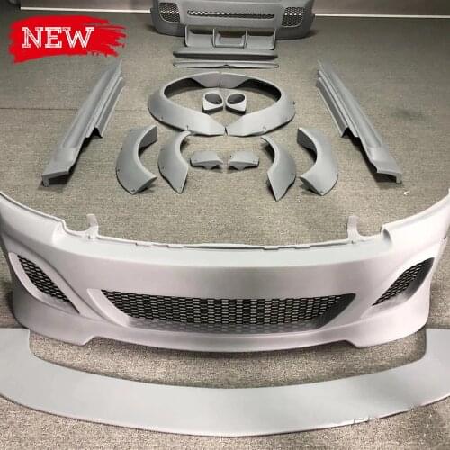 RB WIDE BODY KIT FOR MINI COOPER R55 R56 RB-STYLE GLASS FIBER BODY SUIT FRONT LIP/SIDE SKIRT/BUMPER/FENDER FLARES/SPOILER RACING