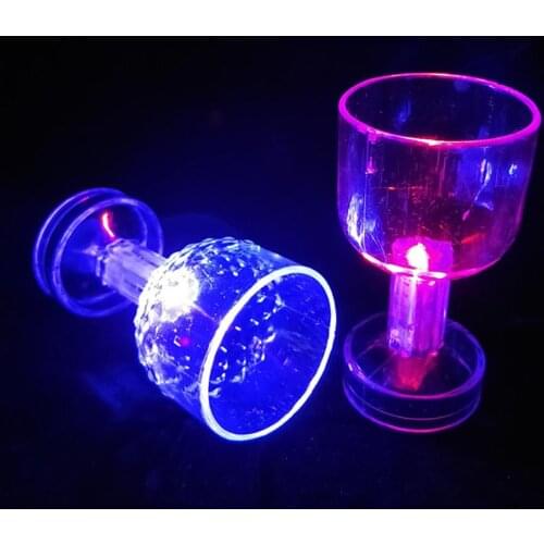 50ml CreativeLED Flashing Color Change Water Activated Light up Party Beer Whisky Drink Cup